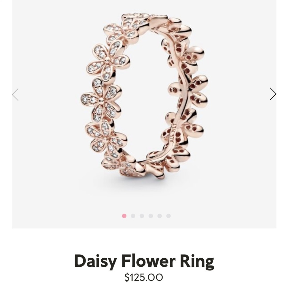 Pandora Rose Gold Daisy Ring